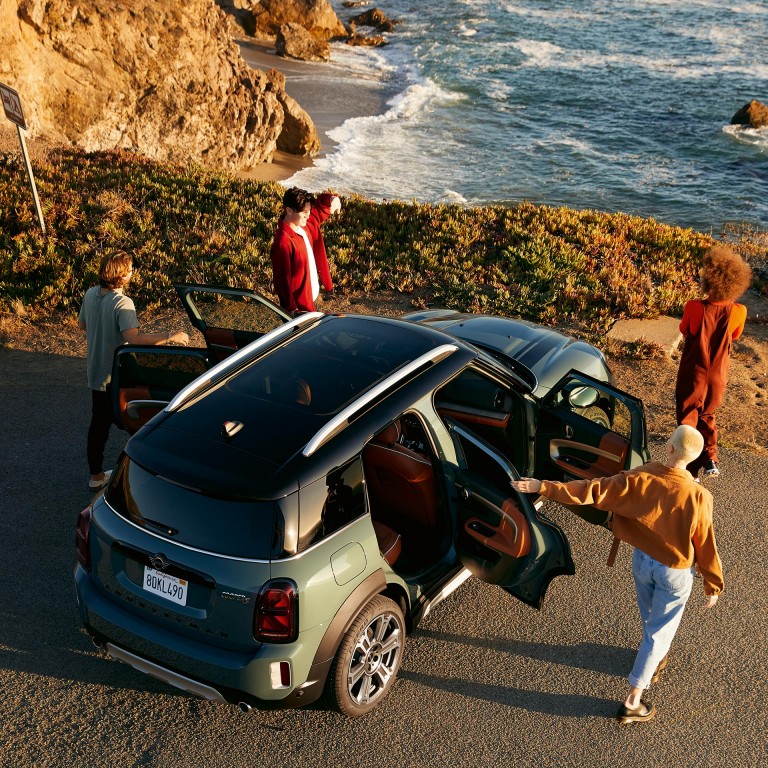 Nuevo MINI Countryman– verde y negro – vista delantera